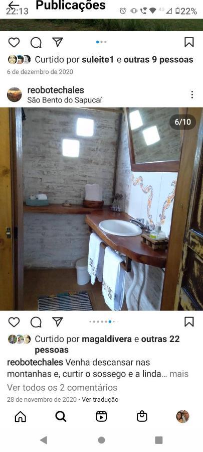 Reobote Chales São Bento do Sapucaí Buitenkant foto